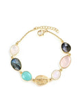 Multicolor Nature Stone Bracelet