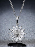 Sun Flower Pattern Necklace
