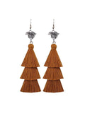 Three Style Tassel Earrings