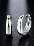 Pure Shining Round Earrings