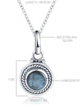 Labradorite Round Necklace