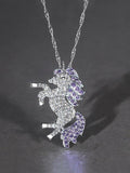 Lucky Unicorn Pendant Necklace