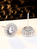 Circular Crown Pattern Earrings