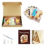 F&S Exquisite DIY House Miniature Dollhouse Kits Kitchen Room Birthday Gifts for Boyfriend & Girlfriend