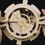 F&S 3D Wooden Mechanical Puzzle DIY Perpetual Calendar Craft Kits Laser-Cut Model Kit to Build for Adults Great Birthday for Women and Men