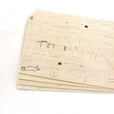 F&S 3D DIY Wooden Puzzles AK47 JZ404 Model Kits DIY Block Building Jigsaw Toy for Kid
