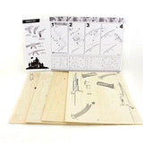 F&S 3D DIY Wooden Puzzles AK47 JZ404 Model Kits DIY Block Building Jigsaw Toy for Kid