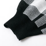 Glamaker Plaid knitted two-piece suit sexy autumn Dress women elegant winter sweater dress Sexy female fashion party short dress