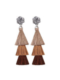 Three Style Tassel Earrings