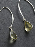 Drop Pattern Silver Earrings