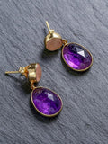 Purple&Pink Amethyst Earrings