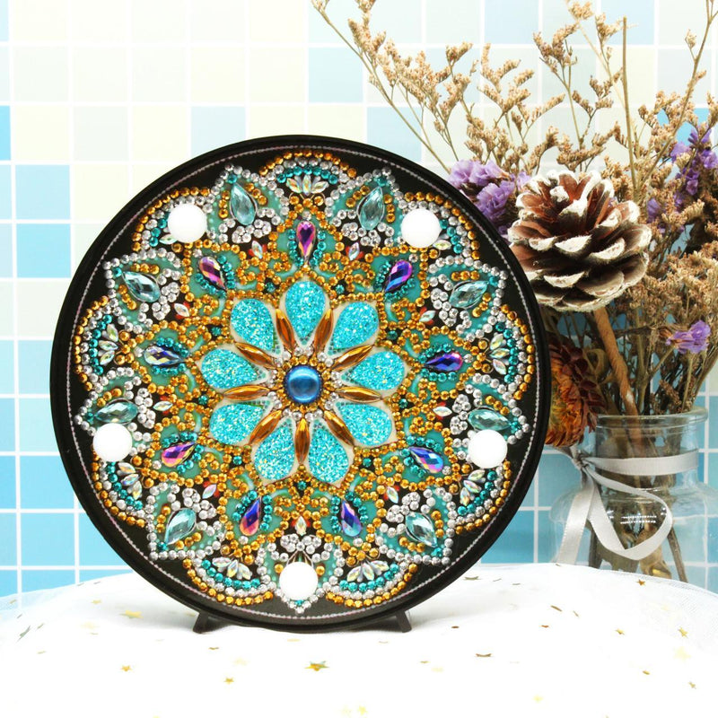F&S Diamond Painting Store Diamond Painting Lamp Turquoise Ster