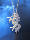 Lucky Unicorn Pendant Necklace