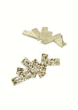 Golden Irregular Long Earrings