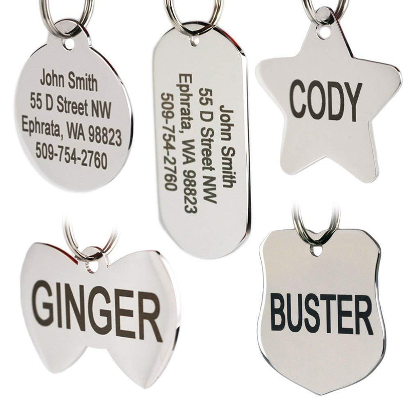 Personalized Stainless Steel Pet Id Tag