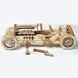 S.T.E.A.M. Line Toys UGears Mechanical Models 3-D Wooden Puzzle - Mechanical U-9 Grand Prix Car
