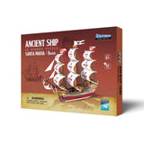 F&S 3D Puzzle Woodcraft DIY Model Ship Santa Maria Wooden Craft Kit Best Birthday Gifts for Boyfriend and Girlfriend