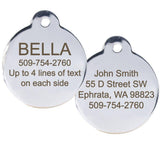 Personalized Stainless Steel Pet Id Tag
