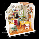 F&S Exquisite DIY House Miniature Dollhouse Kits Kitchen Room Birthday Gifts for Boyfriend & Girlfriend