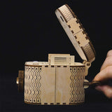 F&S 3D Wooden Treasure Box Puzzle Unique Model Kits to Build Mechanical Engineering Kits Great Birthday for Adults and Children Age 14+