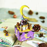 F&S Star Night Wooden 3D DIY Jigsaw Puzzle Model Toy Creative DIY Music Box Gift