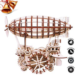 F&S 3D Puzzle Brain Teaser Games Wooden Laser-Cut Air Vehicle Kits Engineering Toys STEM Learning Kits Mechanical Gears Set