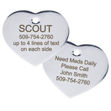 Personalized Stainless Steel Pet Id Tag
