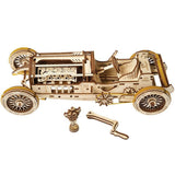 S.T.E.A.M. Line Toys UGears Mechanical Models 3-D Wooden Puzzle - Mechanical U-9 Grand Prix Car