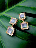 Shining Crystal Geometric Earrings