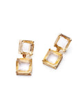 Shining Crystal Geometric Earrings
