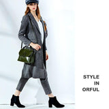 Retro Solid Color Women's Bag