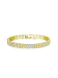 Multi Row Zircon Bracelet