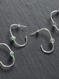 Rough Quartz&Cystal Earrings