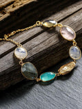 Multicolor Nature Stone Bracelet