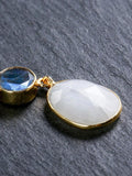 Natural Labradorite Earrings
