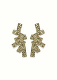 Golden Irregular Long Earrings