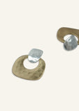 Gold&Sliver Metallic Earrings