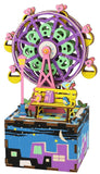 F&S DIY Craftable Music Box Set, Build Your Own 3D Wood Puzzle, Ferris Wheel, Plays Song - Castle In The Sky