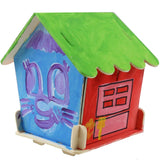 F&S Wooden Birdhouse for Outdoors Model Building Kits 3D Painting Puzzle Wood Craft Kits Best Gifts for Kids Age 3+
