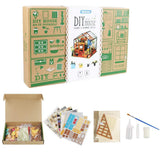 Dollhouse Miniatures DIY Furniture Kit Doll House With Furniture For Gift (Study Room)