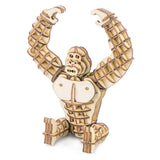 F&S Modern 3D Wooden Puzzle Gorilla Animal Model Home Decoration for Boys and Girls