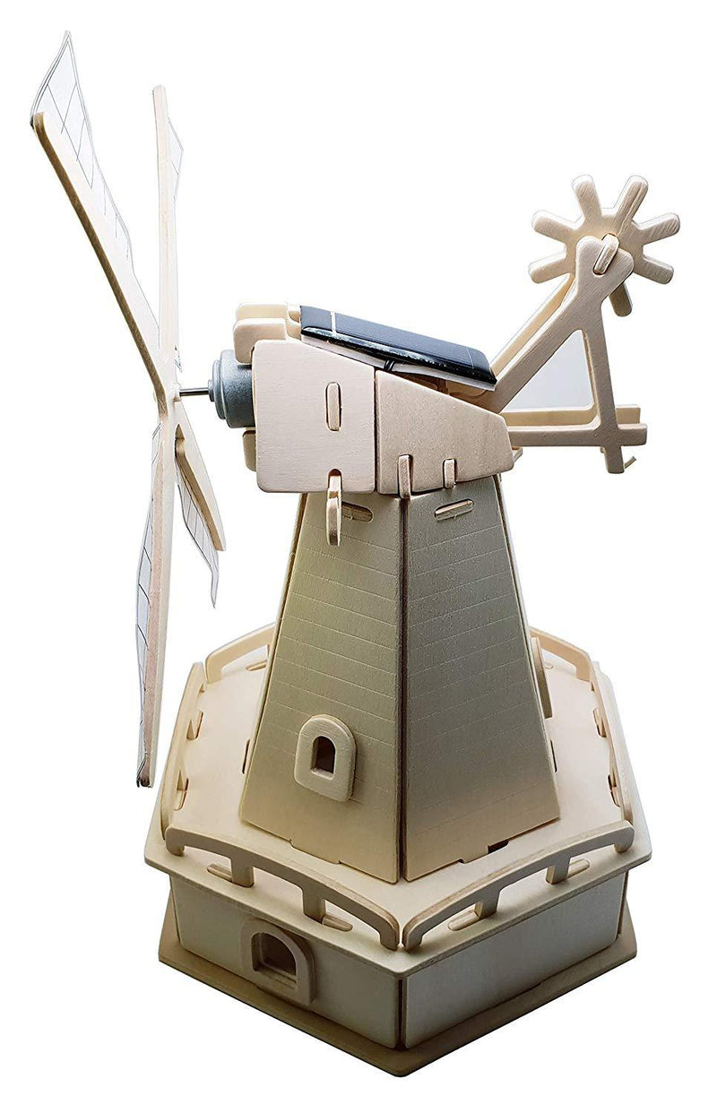 F&S Solar Powered Windmill Building Toy Educational DIY Assembly Child Birthday Gift Novelty