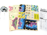 F&S DIY Craftable Music Box Set, Build Your Own 3D Wood Puzzle, Ferris Wheel, Plays Song - Castle In The Sky