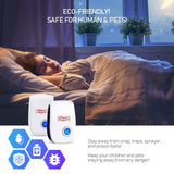 Enhanced Version Electronic Cat Ultrasonic Anti Mosquito Insect Repeller Rat Mouse Cockroach Pest Reject Repellent EU/US/UK/AU Plug