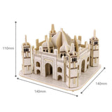 F&S 3D Wooden Puzzle Mini Building Model Taj Mahal Woodcraft DIY Toy Kit for Children