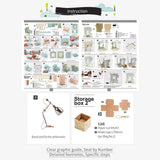 F&S Miniature Dollhouse Kit Decorations with Lights and Furnitures DIY House Craft Kits Best Birthdays Gifts for Boys and Girls (SOHO TIME)