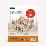 F&S 3D Wooden Puzzle Mini Building Model Taj Mahal Woodcraft DIY Toy Kit for Children