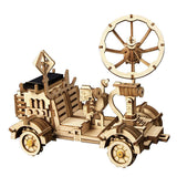 F&S 3D Assemble Puzzle Wooden DIY Solar Power Car Kits - Educational STEM Subjects Great Home-School Curriculum - Unique Solar Power Toy