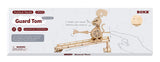 F&S Wooden Arts & Crafts 3D Assembly Puzzle Brain Teaser Educational Toy for Teens (Guard Tom)