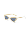 Triangle Cat Eye Frame Sunglasses
